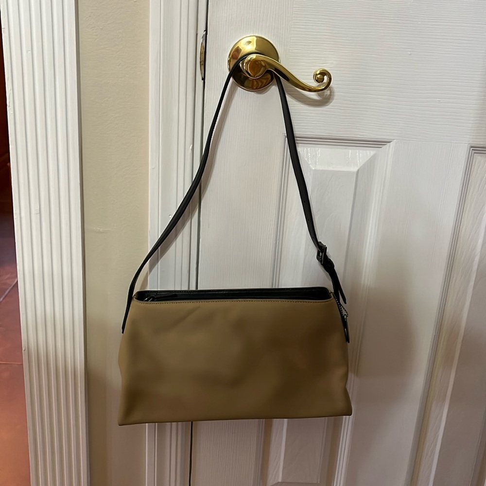 Vintage COACH nylon with leather details and leather strap